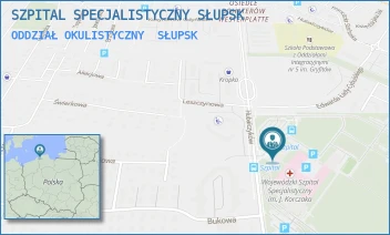 ODDZIAŁ OKULISTYCZNY - WOJEWÓDZKI SZPITAL SPECJALISTYCZNY IM. JANUSZA KORCZAKA W SŁUPSKU SPÓŁKA Z OGRANICZONĄ ODPOWIEDZIALNOŚCIĄ - UL. HUBALCZYKÓW 1,  SŁUPSK
