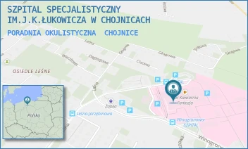 PORADNIA OKULISTYCZNA - SZPITAL SPECJALISTYCZNY IM.J.K.ŁUKOWICZA W CHOJNICACH - UL. LEŚNA 10,  CHOJNICE
