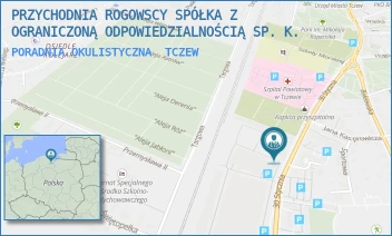 PORADNIA OKULISTYCZNA - PRZYCHODNIA ROGOWSCY SPÓŁKA Z OGRANICZONĄ ODPOWIEDZIALNOŚCIĄ - UL. 30 STYCZNIA 55,  TCZEW