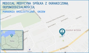 PORADNIA OKULISTYCZNA - MEDICAL MEDYCYNA SPÓŁKA Z OGRANICZONĄ ODPOWIEDZIALNOŚCIĄ - OSIEDLE WITOSA 10,  GNIEW