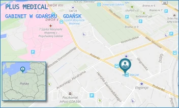 GABINET W GDAŃSKU - PLUS MEDICAL - UL. POLANKI 76A,  GDAŃSK