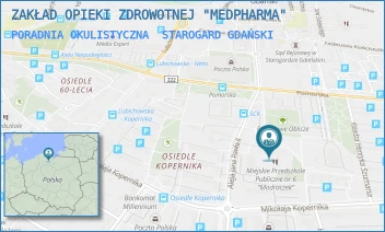 PORADNIA OKULISTYCZNA - ZAKŁAD OPIEKI ZDROWOTNEJ "MEDPHARMA" - AL. JANA PAWŁA II 5,  STAROGARD GDAŃSKI