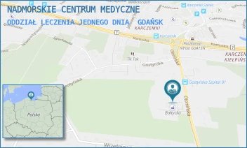 ODDZIAŁ LECZENIA JEDNEGO DNIA - NADMORSKIE CENTRUM MEDYCZNE SPÓŁKA Z OGRANICZONĄ ODPOWIEDZIALNOŚCIĄ - OTOMIŃSKA 15C,  GDAŃSK