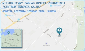 ODDZIAŁ LECZENIA JEDNEGO DNIA - SALUS SPÓŁKA Z OGRANICZONĄ ODPOWIEDZIALNOŚCIĄ - UL. ZIELONA 8,  SŁUPSK