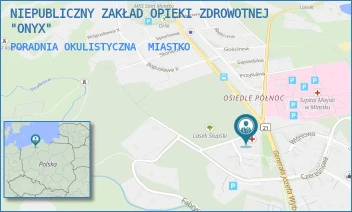 PORADNIA OKULISTYCZNA - NIEPUBLICZNY ZAKŁAD OPIEKI ZDROWOTNEJ "ONYX" - UL. OSIEDLE CEGLANE 1,  MIASTKO