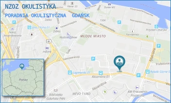 PORADNIA OKULISTYCZNA - NZOZ OKULISTYKA - UL. WAŁOWA 27/307,  GDAŃSK