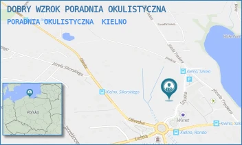 PORADNIA OKULISTYCZNA - DOBRY WZROK PORADNIA OKULISTYCZNA - UL. SZKOLNA 1,  KIELNO