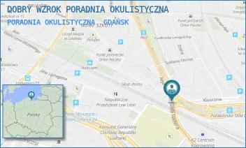PORADNIA OKULISTYCZNA - DOBRY WZROK PORADNIA OKULISTYCZNA - UL. KLINICZNA 1B/2,  GDAŃSK