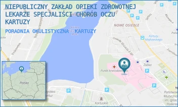 PORADNIA OKULISTYCZNA - NIEPUBLICZNY ZAKŁAD OPIEKI ZDROWOTNEJ LEKARZE SPECJALIŚCI CHORÓB OCZU KARTUZY - UL. FLORIANA CEYNOWY 7,  KARTUZY