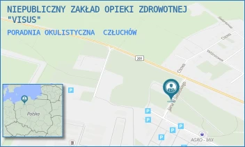 PORADNIA OKULISTYCZNA - NIEPUBLICZNY ZAKŁAD OPIEKI ZDROWOTNEJ "VISUS" - UL. SOBIESKIEGO 5/1, CZŁUCHÓW