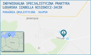 PORADNIA OKULISTYCZNA - INDYWIDUALNA SPECJALISTYCZNA PRAKTYKA LEKARSKA IZABELLA NISIEWICZ-JACEK - UL. JANA PAWŁA II 1A/6,  SŁUPSK