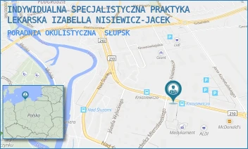 PORADNIA OKULISTYCZNA - INDYWIDUALNA SPECJALISTYCZNA PRAKTYKA LEKARSKA IZABELLA NISIEWICZ-JACEK - UL. BOHATERÓW WESTERPLATTE 68A,  SŁUPSK