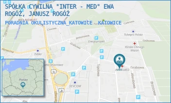 PORADNIA OKULISTYCZNA_KATOWICE - SPÓŁKA CYWILNA "INTER - MED" EWA ROGÓŻ, JANUSZ ROGÓŻ - UL. UL. GRABOWA 32,  KATOWICE