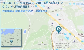 PORADNIA OKULISTYCZNA - ZESPÓŁ LECZNICTWA OTWARTEGO SPÓŁKA Z O.O. W JAWORZNIE - UL. GRUNWALDZKA 235,  JAWORZNO