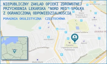 PORADNIA OKULISTYCZNA - NIEPUBLICZNY ZAKLAD OPIEKI ZDROWOTNEJ PRZYCHODNIA LEKARSKA "NORD MED" SPÓŁKA Z OGRANICZONĄ ODPOWIEDZIALNOŚCIĄ - UL. MICHAŁOWSKIEGO 6,  CZĘSTOCHOWA