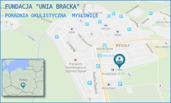 PORADNIA OKULISTYCZNA - FUNDACJA "UNIA BRACKA" - UL. EDMUNDA OSMAŃCZYKA 4,  MYSŁOWICE