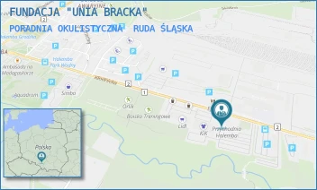 PORADNIA OKULISTYCZNA - FUNDACJA "UNIA BRACKA" - UL. KŁODNICKA 59,  RUDA ŚLĄSKA