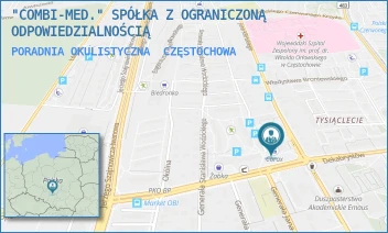 PORADNIA OKULISTYCZNA - "COMBI-MED." SPÓŁKA Z OGRANICZONĄ ODPOWIEDZIALNOŚCIĄ - UL. DEKABRYSTÓW 17/19,  CZĘSTOCHOWA