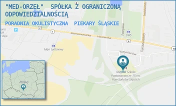 PORADNIA OKULISTYCZNA - "MED-ORZEŁ"  SPÓŁKA Z OGRANICZONĄ ODPOWIEDZIALNOŚCIĄ - UL. FRANCISZKA KOTUCHY 40,  PIEKARY ŚLĄSKIE