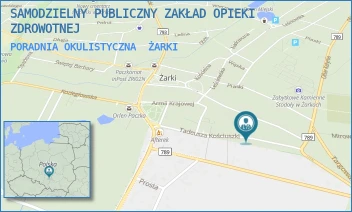 PORADNIA OKULISTYCZNA - SAMODZIELNY PUBLICZNY ZAKŁAD OPIEKI ZDROWOTNEJ - UL. TADEUSZA KOŚCIUSZKI 31,  ŻARKI