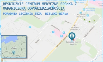 PORADNIA LECZENIA ZEZA - BESKIDZKIE CENTRUM MEDYCZNE SPÓŁKA Z OGRANICZONĄ ODPOWIEDZIALNOŚCIĄ - UL. MŁODZIEŻOWA 21,  BIELSKO-BIAŁA