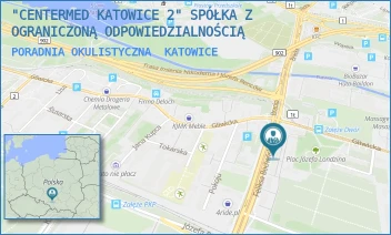 PORADNIA OKULISTYCZNA - "CENTERMED KATOWICE 2" SPÓŁKA Z OGRANICZONĄ ODPOWIEDZIALNOŚCIĄ - BOCHEŃSKIEGO 38A,  KATOWICE