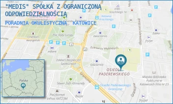 PORADNIA OKULISTYCZNA - "MEDIS" SPÓŁKA Z OGRANICZONĄ ODPOWIEDZIALNOŚCIĄ - UL. SZEPTYCKIEGO 1,  KATOWICE