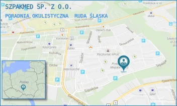 PORADNIA OKULISTYCZNA - SZPAKMED SP. Z O.O. - UL. SZPAKÓW 33,  RUDA ŚLĄSKA