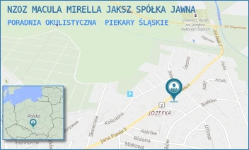 PORADNIA OKULISTYCZNA - NZOZ MACULA MIRELLA JAKSZ SPÓŁKA JAWNA - UL. PAPIEŻA JANA PAWŁA II 49,  PIEKARY ŚLĄSKIE