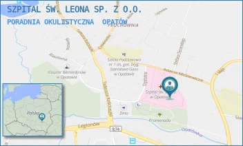 PORADNIA OKULISTYCZNA - SZPITAL ŚW. LEONA SP. Z O.O. - SZPITALNA 4/SZP,  OPATÓW