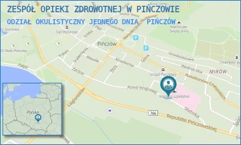 ODZIAŁ OKULISTYCZNY JEDNEGO DNIA - ZESPÓŁ OPIEKI ZDROWOTNEJ W PIŃCZOWIE - ARMII KRAJOWEJ 22,  PIŃCZÓW