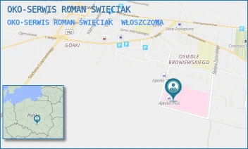 OKO-SERWIS ROMAN ŚWIĘCIAK - OKO-SERWIS ROMAN ŚWIĘCIAK - ŻEROMSKIEGO 28/32,  WŁOSZCZOWA