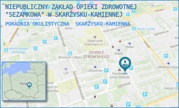 PORADNIA OKULISTYCZNA - NIEPUBLICZNY ZAKŁAD OPIEKI ZDROWOTNEJ "SEZAMKOWA" W SKARŻYSKU-KAMIENNEJ - SEZAMKOWA 14,  SKARŻYSKO-KAMIENNA