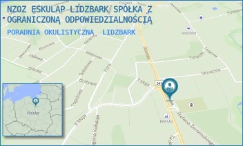 PORADNIA OKULISTYCZNA - NZOZ ESKULAP LIDZBARK SPÓŁKA Z OGRANICZONĄ ODPOWIEDZIALNOŚCIĄ - ZIELUŃSKA 25,  LIDZBARK