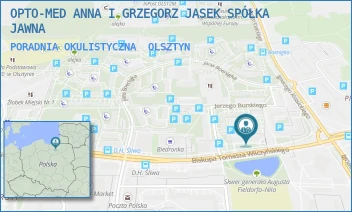 PORADNIA OKULISTYCZNA - OPTO-MED ANNA I GRZEGORZ JASEK SPÓŁKA JAWNA - JERZEGO BURSKIEGO 2/26,  OLSZTYN