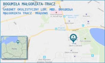 GABINET OKULISTYCZNY LEK. MED. BOGUMIŁA MAŁGORZATA TRACZ - BOGUMIŁA MAŁGORZATA TRACZ - KRÓLEWIECKA 58/27B,  MRĄGOWO