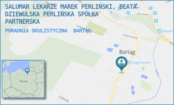 PORADNIA OKULISTYCZNA - SALUMAR LEKARZE MAREK PERLIŃSKI, BEATA DZIEWULSKA PERLIŃSKA SPÓŁKA PARTNERSKA - NAD ŁYNĄ 64/1,  BARTĄG