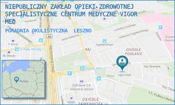 PORADNIA OKULISTYCZNA - NIEPUBLICZNY ZAKŁAD OPIEKI ZDROWOTNEJ SPECJALISTYCZNE CENTRUM MEDYCZNE VIGOR MED - KIEPURY 12,  LESZNO