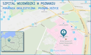 PORADNIA OKULISTYCZNA - SZPITAL WOJEWÓDZKI W POZNANIU - JURASZÓW 7-19,  POZNAŃ-JEŻYCE