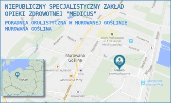 PORADNIA OKULISTYCZNA W MUROWANEJ GOŚLINIE - NIEPUBLICZNY SPECJALISTYCZNY ZAKŁAD OPIEKI ZDROWOTNEJ "MEDICUS" - DWORCOWA 10,  MUROWANA GOŚLINA