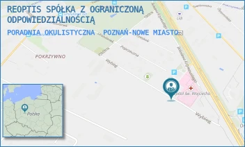 PORADNIA OKULISTYCZNA - REOPTIS SPÓŁKA Z OGRANICZONĄ ODPOWIEDZIALNOŚCIĄ - WYBIEG 29,  POZNAŃ-NOWE MIASTO