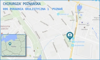 006 PORADNIA OKULISTYCZNA 1 - CHIRURGIA POZNAŃSKA - DRUSKIENICKA 17,  POZNAŃ-JEŻYCE