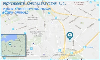 PORADNIA OKULISTYCZNA POZNAŃ - PRZYCHODNIE SPECJALISTYCZNE WRONKI SPÓŁKA Z OGRANICZONĄ ODPOWIEDZIALNOŚCIĄ - JUNACKA 28,  POZNAŃ-GRUNWALD