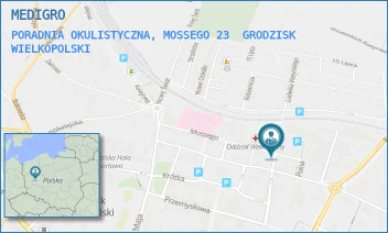PORADNIA OKULISTYCZNA, MOSSEGO 23 - MEDIGRO - MOSSEGO 23,  GRODZISK WIELKOPOLSKI