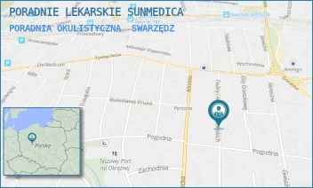 PORADNIA OKULISTYCZNA - PORADNIE LEKARSKIE SUNMEDICA - WILKOŃSKICH 16,  SWARZĘDZ