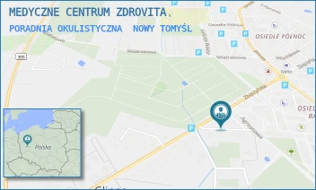 PORADNIA OKULISTYCZNA - MEDYCZNE CENTRUM ZDROVITA - ZBĄSZYŃSKA 9,  NOWY TOMYŚL