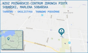 TARNOWO - OKULISTYKA - NZOZ POZNAŃSKIE CENTRUM ZDROWIA PIOTR SOBAŃSKI, MARLENA SOBAŃSKA - SPORTOWA 1,  TARNOWO PODGÓRNE