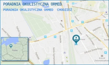 PORADNIA OKULISTYCZNA ORMED - PORADNIA OKULISTYCZNA ORMED - JAGIELLOŃSKA 15,  CHODZIEŻ
