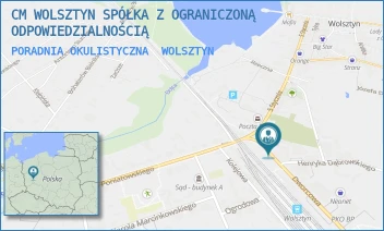 PORADNIA OKULISTYCZNA - CM WOLSZTYN SPÓŁKA Z OGRANICZONĄ ODPOWIEDZIALNOŚCIĄ - DWORCOWA 3/-,  WOLSZTYN