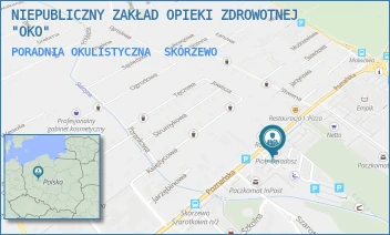 PORADNIA OKULISTYCZNA - NIEPUBLICZNY ZAKŁAD OPIEKI ZDROWOTNEJ "OKO" - POZNAŃSKA 82B,  SKÓRZEWO